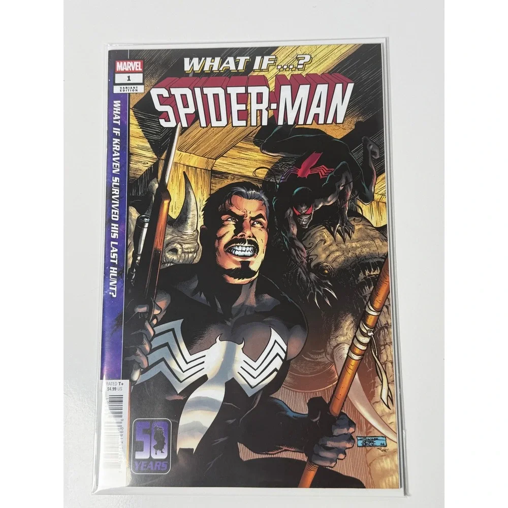 Marvel What If Spider-Man 1 Variant Edition Kraven Survived Last Hunt 2022 Lee
